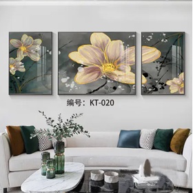 File tranh sơn dầu hoa  3D phong cách hiện đại - KT-020