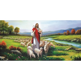 FIle tranh chúa jesus chăn cừu - CG60