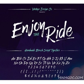 Enjoy the Ride Fonts