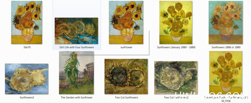File bộ tranh sơn dầu của Vincent van Gogh - T002